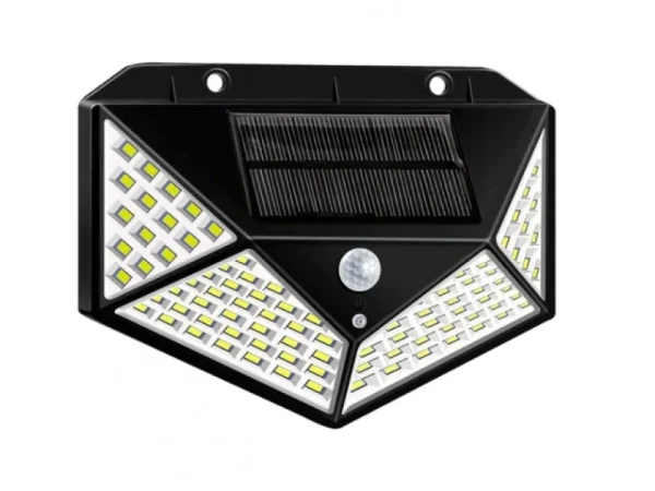 Aurinkokäyttöinen ulkovalaisin 100 LED