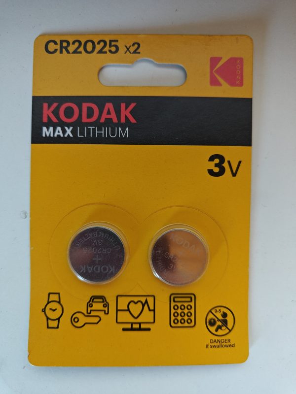 Nappiparisto CR2025, 2kpl - Kodak