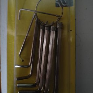 Kuusiokoloavainsarja 8 kpl, 1,5–6,0 mm
