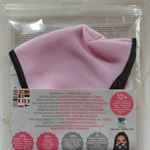Pinkki kasvomaski